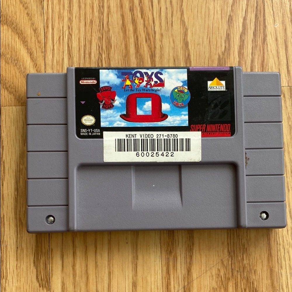 Nintendo Super Nintendo Game Cartridge Toys